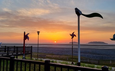 고창 서해안 바람공원 낙조